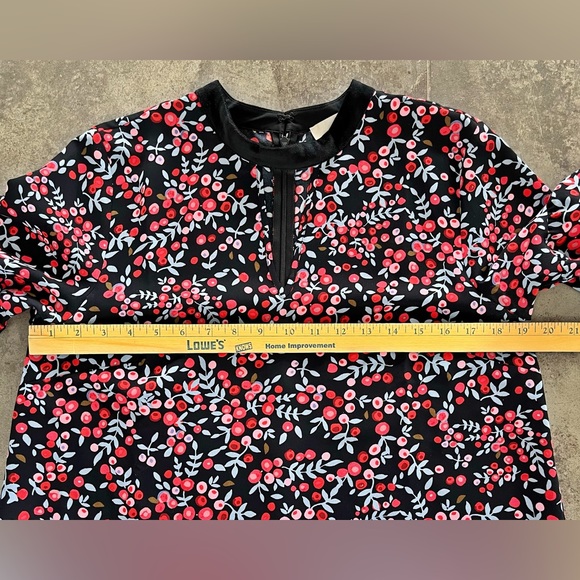 Loft A-line Floral Dress - Picture 3 of 5